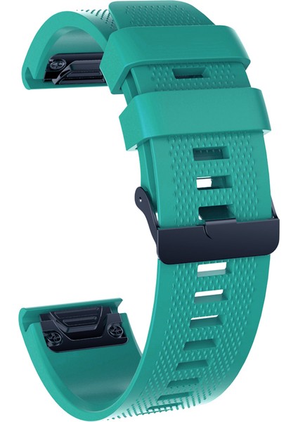 Garmin Forerunner 935/FENIX ​​5/5 Artı Silikon Akıllı Saat Bandı Yedek Kayış 22M - Koyu Yeşil (Yurt Dışından)