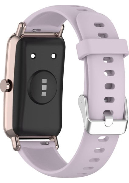 Huawei Watch Fit Mini / Talkband B6 / B3 Yedek Saat Bandı 16MM Saat Kayış Silikon Saat Bandı - Mor (Yurt Dışından)