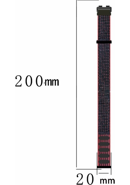 Huawei Band 8 Naylon Watch Band Ayarlanabilir Spor Döngüsü Nefes Alabilir Kayışı - Asker Yeşili (Yurt Dışından)