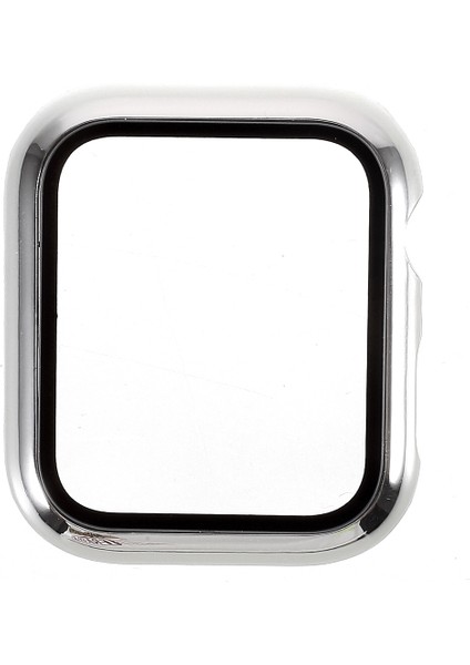 Elektrokaplanmış Pc Çerçevesi + Temperli Cam Ekran Koruyucu Kılıf Se / Se (2022) / 6/5/4 44MM - Gümüş Için (Yurt Dışından)