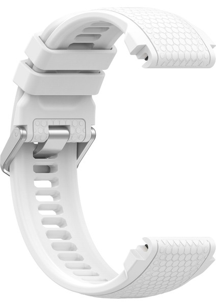 Garmin Marq / Yaklaşım Için Silikon Watchme Bandı S62 / S60 Honeycomb Doku Saati - Beyaz (Yurt Dışından) modelleri