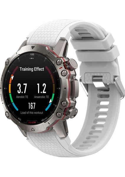 Garmin Marq / Yaklaşım Için Silikon Watchme Bandı S62 / S60 Honeycomb Doku Saati - Beyaz (Yurt Dışından) indirimleri