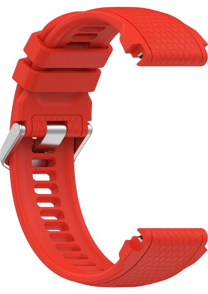 Garmin Marq / Yaklaşım Için Silikon Watchme Bandı S62 / S60 Honeycomb Doku Saat Kayışı - Kırmızı (Yurt Dışından) modelleri