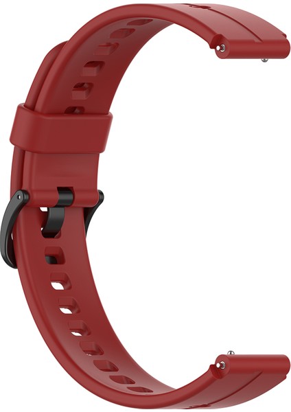 Su Geçirmez Yumuşak Düz Renkli Silikon Saat Kayış Bileği Huawei Için Tokalı ile Fit Mini - Mercan Kırmızısı (Yurt Dışından) fırsatları