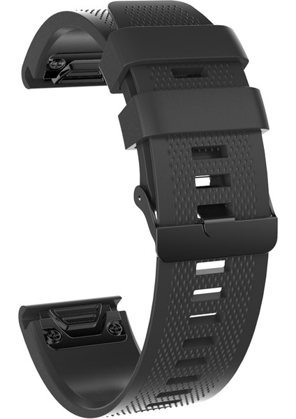 26MM Silikon Garmin Fenix ​​6x/6x Pro/fenix ​​5x/fenix ​​5x Plus Yumuşak Saat Bilek Kayışı - Siyah (Yurt Dışından) fiyatları