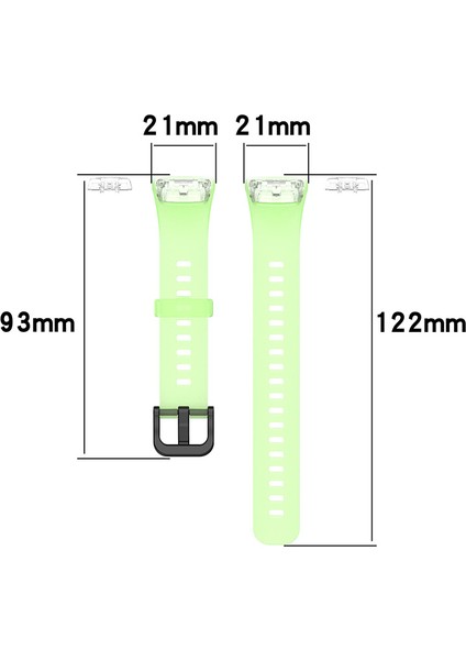 Huawei Band 6 / Honor Band 6 Için Şeffaf Su Geçirmez Tpu Yedek Kayış Saat Bantları - Şeffaf Mor (Yurt Dışından) fırsatları