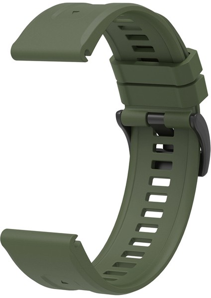 Garmin Fenix ​​7x Silikon Saat Band 26MM Metal Toka Kayışı - Asker Yeşili (Yurt Dışından) fiyatları