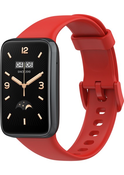 Xiaomi Mi Band 7 Için Pro Prod Renk Tpu Saat Bant Pimi Toka Ayarlanabilir Bilek Kayışı - Kırmızı (Yurt Dışından)