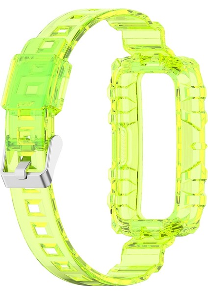 Huawei Band 7/band 6/honor Band 6 Şeffaf Tpu Saat Kılıflı Saat Strap Bilek Bandı - Şeffaf Sarı (Yurt Dışından) modelleri