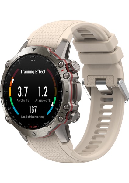 Garmin Marq / Yaklaşım Için Silikon Watchme Bandı S62 / S60 Honeycomb Doku Saat Kayışı - Starlight (Yurt Dışından) indirimleri