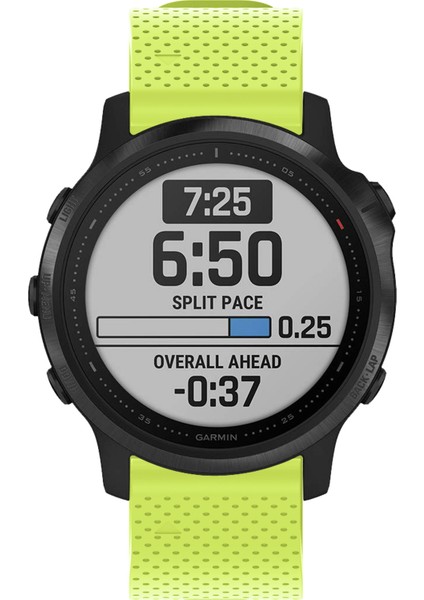 Garmin Fenix ​​7s/6s/6s Pro/5s/5s Için Gümüş Tokalı Şık Silikon Sport Saat Bant Kayışı (Yurt Dışından) indirimleri