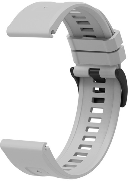 Garmin Fenix ​​7x Silikon Saat Band 26MM Metal Toka Kayışı - Gray (Yurt Dışından) fiyatları