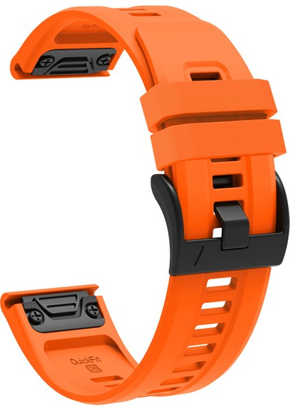 Garmin Fenix ​​7x Silikon Saat Band 26MM Metal Toka Kayışı - Gray (Yurt Dışından) fırsatları