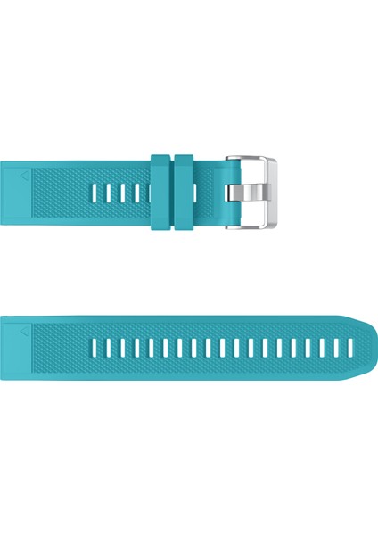 Garmin Fenix ​​7x/6x Safir Gps/6x Pro/6x Gps/5x Gps/5x Artı Silikon Spor Saat Band Gümüş Toka ile Ayarlanabilir Saat Kayışı - Gökyüze Mavi (Yurt Dışından) fırsatları