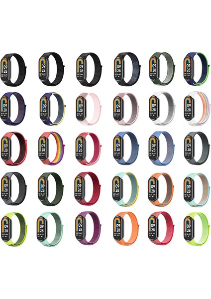 Xiaomi Smart Band 8 Yumuşak Naylon Watch Band Ayarlanabilir Spor Bilek Kayışı - Pembe (Yurt Dışından) modelleri
