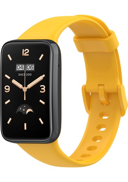 Xiaomi Mi Band 7 Için Pro Prod Renk Tpu Saat Bant Pimi Toka Ayarlanabilir Bilek Kayışı - Sarı (Yurt Dışından)