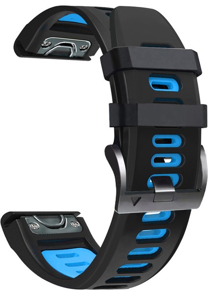 Huami Amazffit Falcon / Coros Vertix Silikon Watchme Bandı Watchme Kayışı - Siyah / Mavi (Yurt Dışından) modelleri