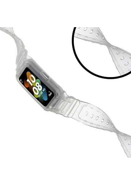 Honor Band 6/huawei Band 6/7 Yedek Tpu Saat Band Ayarlanabilir Bilek Kayışı + Saat Kılıfı - Mat/şeffaf (Yurt Dışından) indirimleri