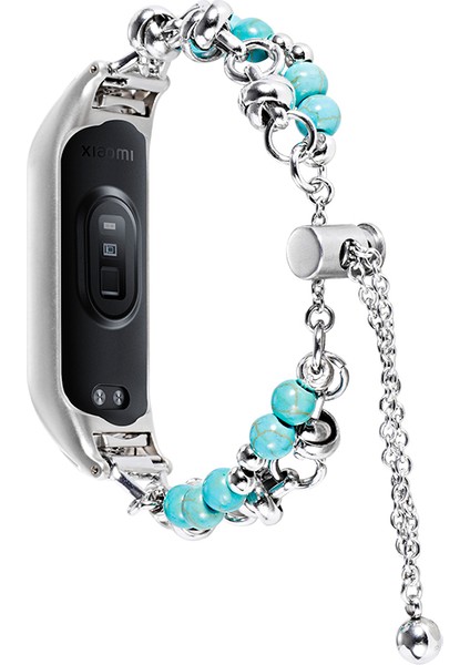 Xiaomi Mi Band 7 Inci Metal Watchme Bandı Kayan Ayarlanabilir Takı Bilek Kayışı - Yeşil (Yurt Dışından)