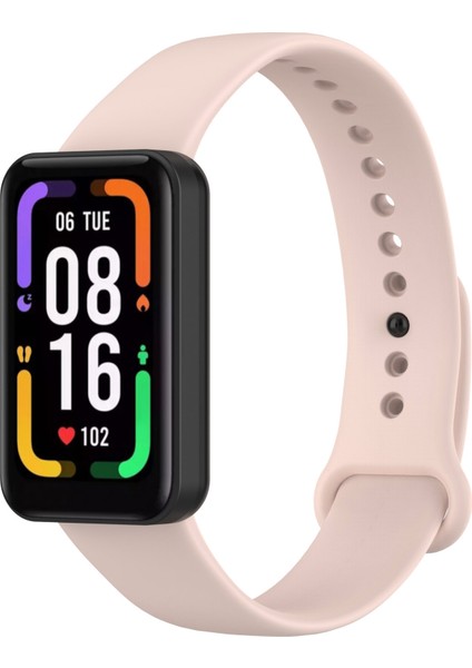 Silikon Su Geçirmez Yumuşak Watchme Kayışı Bilgisayar Xiaomi Redmi Smart Band Pro - Açık Pembe (Yurt Dışından) fiyatları