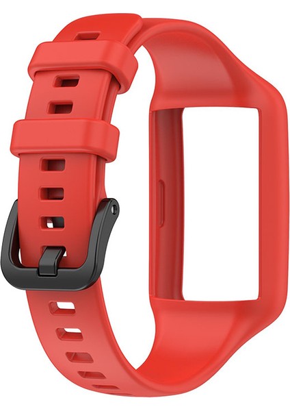 Honor Band 6/huawei Band 6/huawei Bant 6 Pro - Red Için Yedek Tek Parçalı Akıllı Saat Kayış Kasası Silikon Bilek Bandı (Yurt Dışından) fiyatları