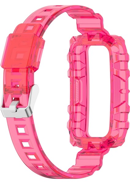 Huawei Band 7/band 6/honor Band 6 Şeffaf Tpu Saat Kılıflı Saat Strap Bilek Bandı - Şeffaf Gül (Yurt Dışından) modelleri