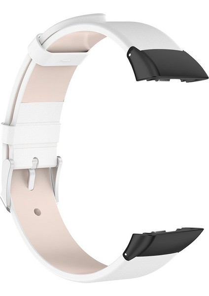 Üst Katman Huawei Band 6/honor Band 6 - White Için Üst Kat Gibi Deri Bant Strap (Yurt Dışından)