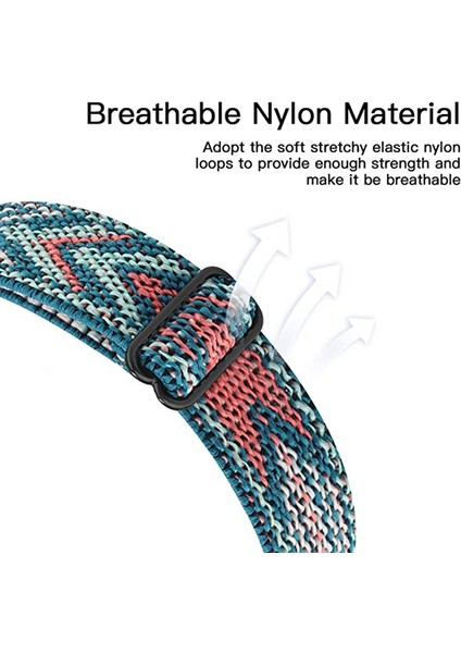 Xiaomi Redmi Için Watch 3 / Mi Watch Lite 3 Saat Kayışı Elastik Naylon Ayarlanabilir Akıllı Saat Bandı - Purple (Yurt Dışından) modelleri