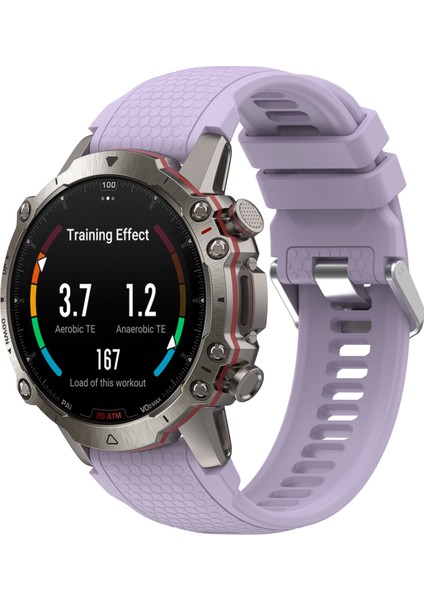 Garmin Marq / Yaklaşım S62 / S60 Için Silikon Watchme Bandı Honeycomb Doku Saat Kayışı - Mor (Yurt Dışından) indirimleri