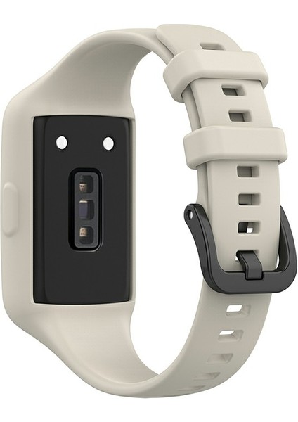Huawei Band 6/band 7/honor Band 6 - Entegre Yumuşak Silikon Watchme Bankası Bileklik - Gri - Gray (Yurt Dışından)