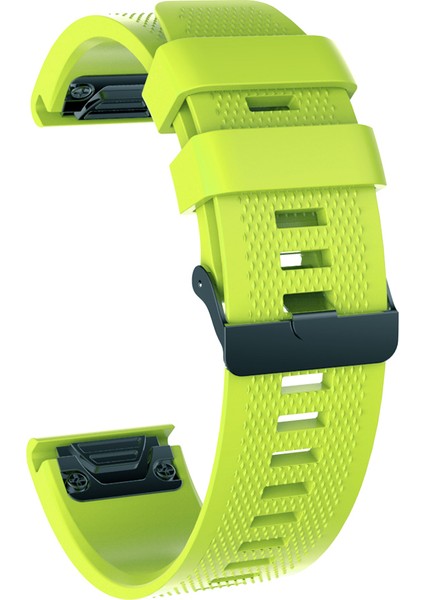 26MM Silikon Garmin Fenix ​​6x/6x Pro/fenix ​​5x/fenix ​​5x Plus Yumuşak Saat Bilek Kayışı - Yeşil (Yurt Dışından) modelleri
