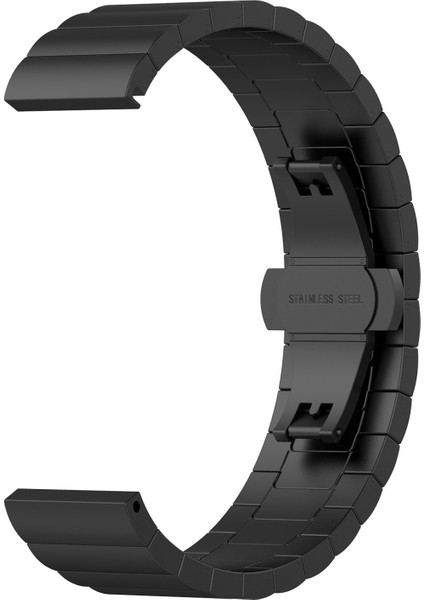 Huawei Için Fit Mini 16MM Paslanmaz Çelik Watchme Bandı Akıllı Saat Kayışı - Siyah (Yurt Dışından) modelleri