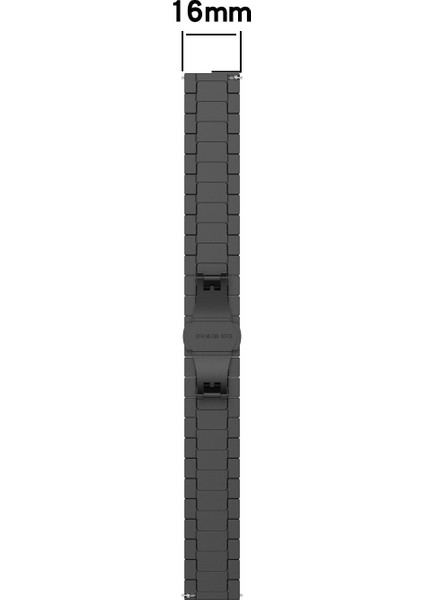 Huawei Için Fit Mini 16MM Paslanmaz Çelik Watchme Bandı Akıllı Saat Kayışı - Siyah (Yurt Dışından) indirimleri
