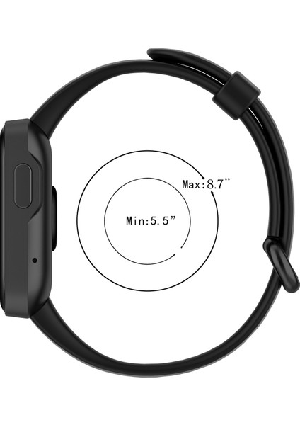 Xiaomi Mi Watch Lite / Redmi Watch Için Yumuşak Silikon Akıllı Saat Kayışı Saat Bandı - Gray (Yurt Dışından) indirimleri