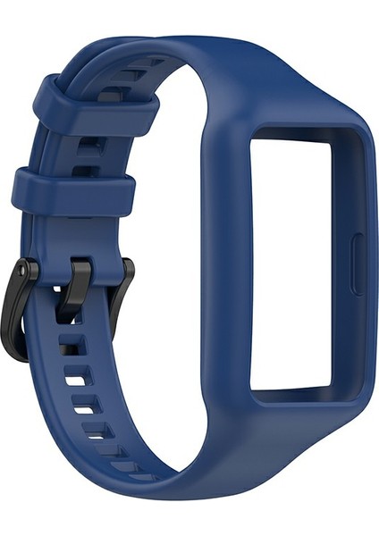 Huawei Band 6/band 7/honor Band 6 Için Entegre Yumuşak Silikon Watchme Bankası Bilek Strap Seplasmanı/honor Band 6 - Lacivert (Yurt Dışından) modelleri