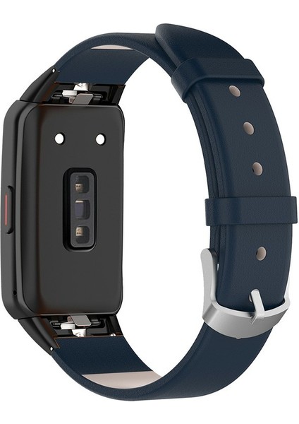 Üst Katman Huawei Band 6/honor Band 6 - Honor Band 6 - Blackish Green Için Deri Band Strap Sways (Yurt Dışından)