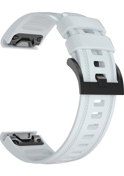 Silikon Akıllı Saat Kayışı Yedek Garmin Fenix ​​7s/6s Pro/6s/6x/6/5s Plus/5s/ınstinct 2s - Beyaz (Yurt Dışından)