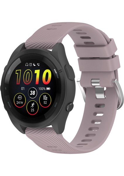 Garmin Forerunner Için 265 Silikon Saat Band 22MM Cross Stripe Yumuşak Spor Saat Kayışı - Light Mor (Yurt Dışından) indirimleri