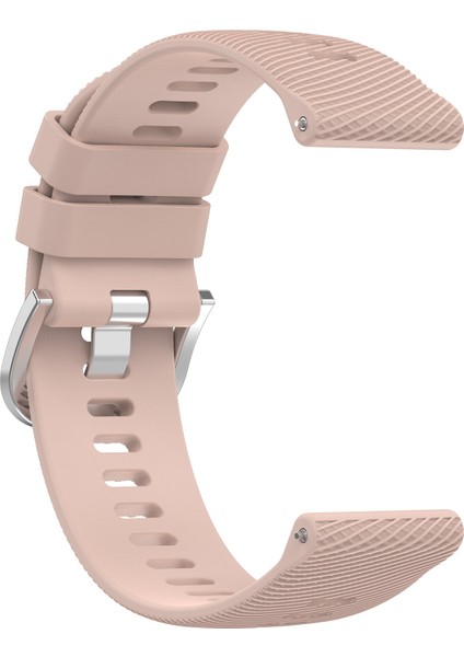 Garmin Forerunner Için 265 Silikon Saat Band 22MM Çapraz Stripe Yumuşak Spor Saat Kayışı - Açık Pembe (Yurt Dışından) modelleri