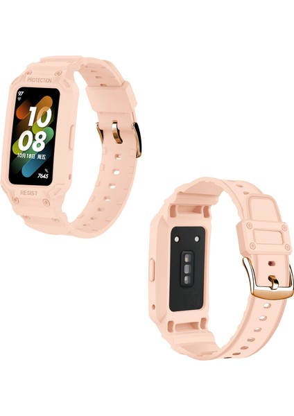 Honor Band 6/huawei Band 6/7 Yedek Tpu Saat Band Ayarlanabilir Bilek Kayışı + Watchme Kılıfı - Pink Için (Yurt Dışından) fırsatları