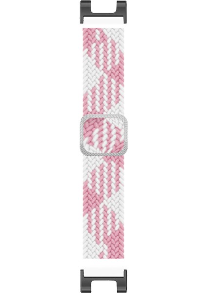 Huami Amazfit Için T-Rex / T-Rex Pro / Ares Nefes Alabilir Saat Kayışı Esnek Naylon Saat Bandına Ayarlanabilir Tokalı-Pembe / Beyaz (Yurt Dışından) indirimleri