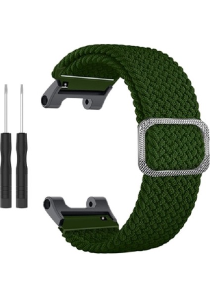 Huami Amazfit Için T-Rex / T-Rex Pro / Ares Nefes Alabilir Saat Kayışı Esnek Naylon Saat Bandına Ayarlanabilir Tokalı-Asker Yeşili (Yurt Dışından) fırsatları