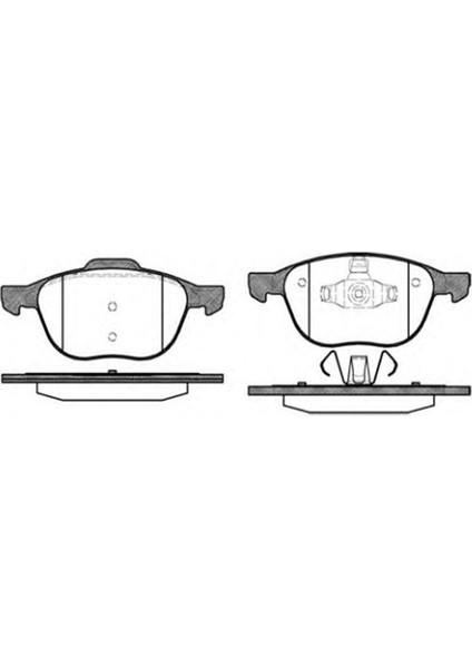 On Fren Dısk Balata Ford Focus Cmax 04-15 Mazda3 03-10 Volvo S40-V50-C30-C70 04-13 15-16 Mga 55251 Oem