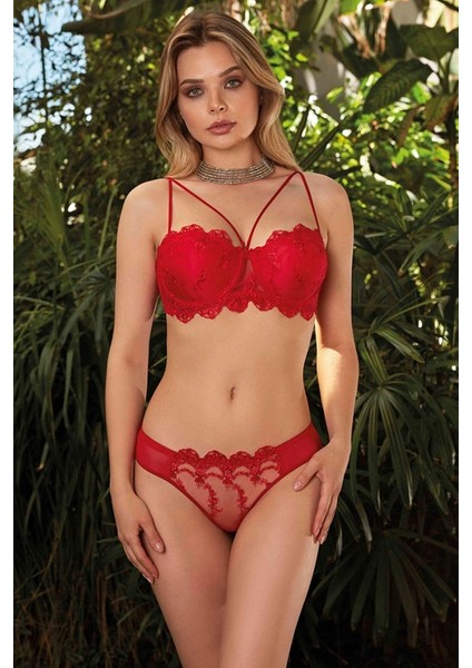 4591 – Destekli Straplez Sütyen Takım