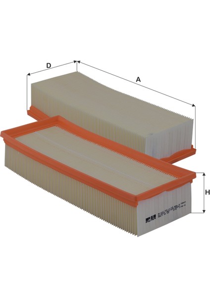 Hava Fıltresı Caddy Golf V Vı Vıı Jetta Passat Scırocco Sharan Tıguan Touran A1 A3 Q3 Tt Alhambra Octavıa Superb Yetı Toledo Fıl HP2163 Oem