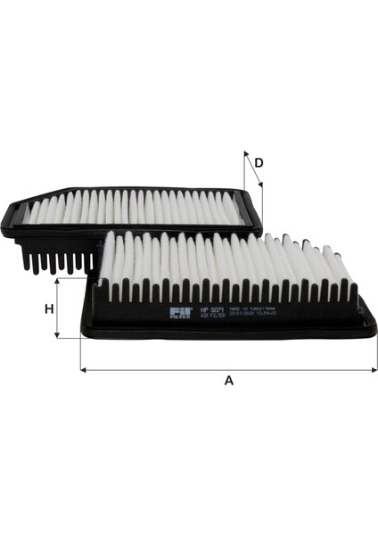 Hava Fıltresı Accent Blue 1.4 Benzınlı 1.6 Crdı 11- Kıa Rıo 1.4 Benzınlı 1.6 Crdı 11- Fıl HP5071 Oem