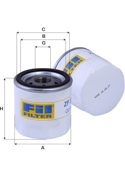 Yag Fıltresı Metal Boxer Iıı Jumper Iıı 22DT Puma C81 110BG C96 130BG C110 150BG Euro5 Transıt V347 Custom V363 2.2tdcı 155PS 11/- Land Rover Defender 2.2td4 11- Fıl ZP3332 Oem