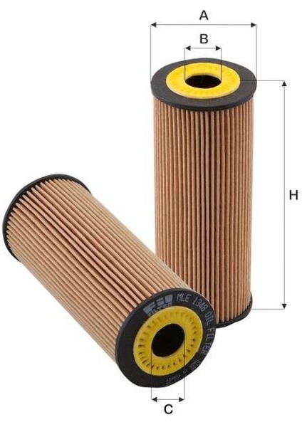 Yag Fıltresı Golf Iv Bora LT35 T4 Crafter A3 Octavıa Ibıza Iıı Leon Toledo Iı Passat 1.9tdı 2.5tdı 95- Fıl MLE1348 Oem