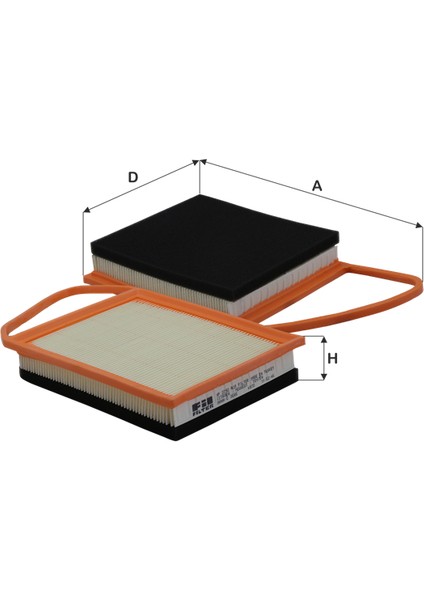 Hava Fıltresı P208 P308 3008 P508 5008 P207 Partner Tepe Berlıngo Iıı C3 Pıcasso C3 Iıı Ds3 Ds5 C4 Iı Ds4 C5 Iıı P301 C Elysee DV6DTED DV6C/DV4C 1.6hdı/1.4hdı Fıl HP2292 Oem