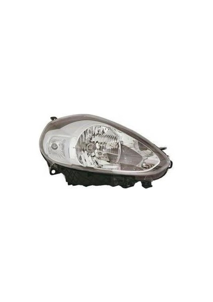 Far Sag Motorlu Krom LED Punto Evo 2010 - 2012 Tyc FIA10PU018 Oem - 51855638
